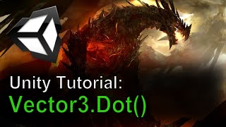 Unity Tutorial Vector3Dot [upl. by Anerul]