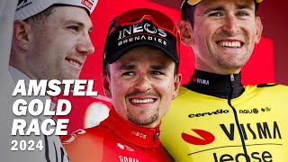 Nu Wel Raak Voor Thomas Pidcock  Amstel Gold Race 2024 [upl. by Aieken]