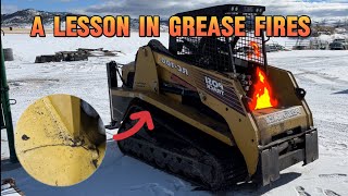 Career Ending Mistake Welding Cracks on a Skid Steer [upl. by Philemol]