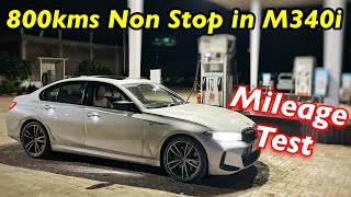 2024 NEW BMW M340i Mileage Test 800kms Non Stop Drive 🔥 Aayushssm [upl. by Aneahs]