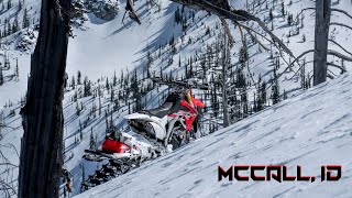 Snowbiking McCall Idaho TIMBERSLED RIOT [upl. by Sisely]