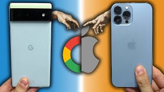 Google Pixel 6 vs iPhone 13 Pro Max  Las CÁMARAS de DIOS [upl. by Nobel688]