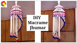 Easy Macrame Jhumar Design tutorial  Jhumar Design [upl. by Ahsieki367]