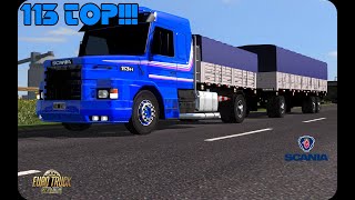 ETS2  SCANIA 113 360 TOPLINE  ACOPLADO RANDON 3 EJES  ARGEN MAP [upl. by Nosnah]