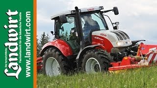 Steyr Profi CVT  landwirtcom [upl. by Kennet772]