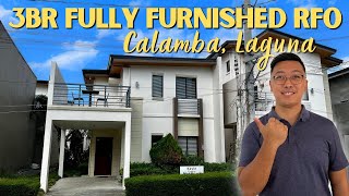 SOLD 3BR Fully Furnished RFO House and Lot for Sale in Calamba Laguna  Sentrina [upl. by Halstead382]