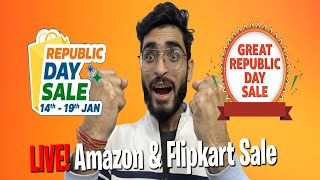 Flipkart Republic Day Sale 2024🔥  Amazon Great Republic Day Sale 2024  Sale iPhone 13 14 15 [upl. by Yetti]