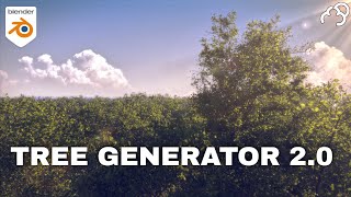 Blender Tree Generator v2 Make your very own trees [upl. by Millur]