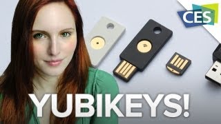 TwoFactor Authentication Made Easy with Yubikey NEO  CES 2013 [upl. by Vilberg]