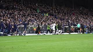 This is how Leeds UNITED fans rejoice over last minute goal [upl. by Jakie]