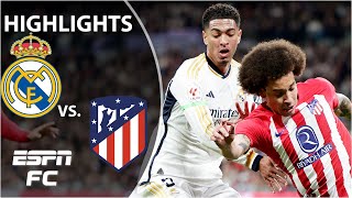 🚨 STUNNED 🚨 Real Madrid vs Atletico Madrid  LALIGA Highlights  ESPN FC [upl. by Gabriele418]