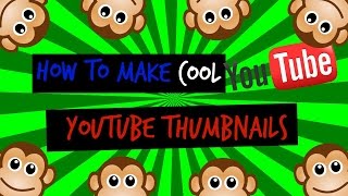 How to Make YouTube Thumbnails in 5 minutes Fun and Easy With Picmonkey [upl. by Nierman]