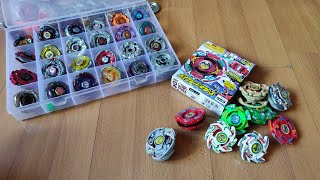 Beyblade collection  Beyblade V force  G revolution and Beyblade metal fight [upl. by Sucy]