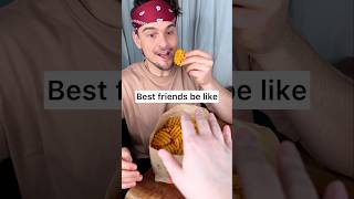 How to enjoy WAFFLE FRIES with bbq SAUCE and your best friend properly😎❤️🍟 CHEFKOUDY [upl. by Alarick]