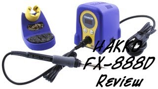 Hakko FX888D Soldering Station Review [upl. by Aittam267]