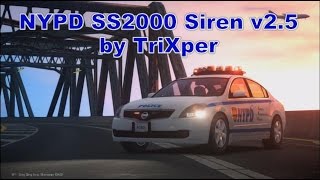 NYPD SS2000 Siren v25 RELEASE [upl. by Neibart466]