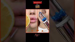 Lipstick 💄 Lovers 🅰️🆚️🅱️ trending lipstick lipsticklover song kiss makeup shorts lips fyp [upl. by Ihsar]