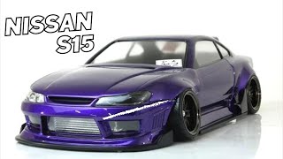 Pandora RC Nissan Silvia S15 Xerun XD10 Pro ESC Xerun D10 Brushless Drift Motor  105T [upl. by Annawit]