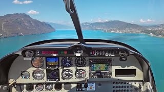 Chambery airport landing [upl. by Keating]