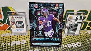 2023 Obsidian Football Hobby Box Opening 4 Hits per Box [upl. by Amekahs]