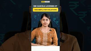 RBI Cancels Licenses For 2 NBFCs ytshorts [upl. by Knighton]