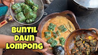 BUNTIL DAUN LOMPONG  SAMPEAN KUDU MASAK IKI LUR  HARUS DI COBA [upl. by Almap]