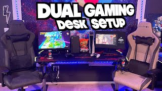 How I Built A Dual Gaming Desk Setup Using The PS5 and Xbox Series X  Nextraker [upl. by Elvina]