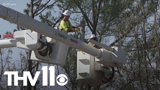 Arkansans expect power restoration to take several days [upl. by Margette]