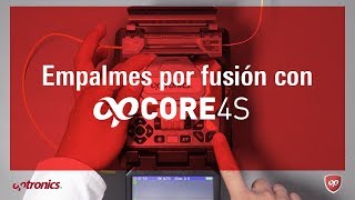 Cómo hacer empalmes de Fibra Óptica  Empalmadora Optronics [upl. by Kinna]