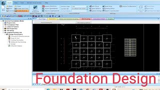 23 Foundation Design in Staad ProStaad Pro Advance connect edition tutorial 23 [upl. by Sadnac710]