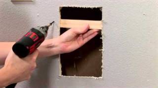 HouseSmarts DIY quotWere Patching a Hole in Drywallquot Episode 100 [upl. by Ahsiel]