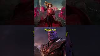 Wanda Maximoff Almost Killed Thanos Whos the Most Powerful MCU Hero Now 💥 [upl. by Enilatan]