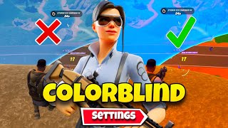 The Best  COLORBLIND MODE  In Fortnite Chapter 5  Make Your Game Look 10X Better [upl. by Yttisahc]