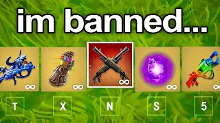 FORTNITE But Everyone Has BANNED Items [upl. by Dde620]