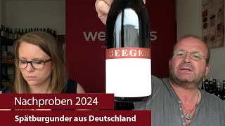 Nachproben 2024  Spätburgunder aus Deutschland Vier quotKurzvideosquot Teil 2 [upl. by Enovad]