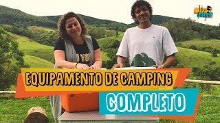 NOSSO EQUIPAMENTO COMPLETO O QUE LEVAMOS PARA O CAMPING  TUDO SOBRE CAMPING [upl. by Eiramait]