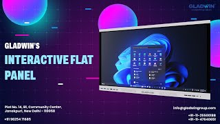 Gladwin Interactive Flat Panel Display The Future of Collaboration is Here [upl. by Primaveras]