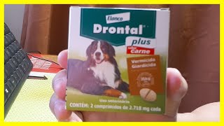 Para Que Serve o Remédio Drontal Plus Para Cães REVIEW Como Usar o Drontal Plus É Bom Funciona [upl. by Nayhr]