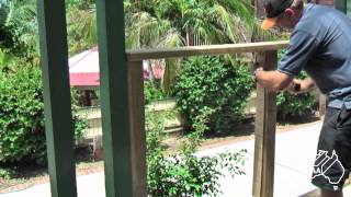 DIY Stainless Balustrading using Allen Key Tensioner and Swage Terminals [upl. by Akinej]