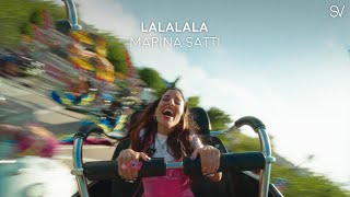 Marina Satti  LALALALA Lyrics Video [upl. by Mori418]