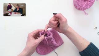 Learn to Knit Magic Loop Socks  Part 7 [upl. by Lauzon69]