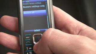 How To Restore A Nokia 7210C Supernova Cell Phone To Factory Settings [upl. by Ennalyrehc]