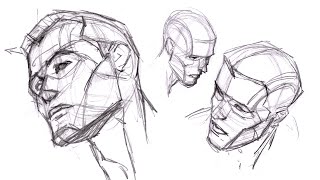 How To Draw Heads Using The Loomis Method [upl. by Odraccir]