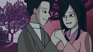 Kuchisake Onna  Japanese Urban Legend Animated Horror Story [upl. by Hnib84]