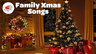 Family Christmas Songs Playlist By The Fireplace 🔥 [upl. by Grassi]