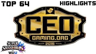 CEO Top 64 Highlights Smash 4 [upl. by Alodie]