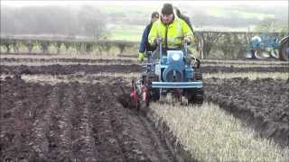 Ransomes Crawler tractor ploughing [upl. by Belia]