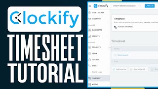 How To Use Clockify Timesheet 2024  Clockify Tutorial [upl. by Haduj]