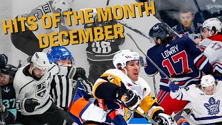 NHL Hits of the Month December 2023 [upl. by Camilia]