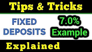 Fixed Deposits Explained  FD Example Interest Calculation  How FD Works  FinCalC TV [upl. by Everrs]